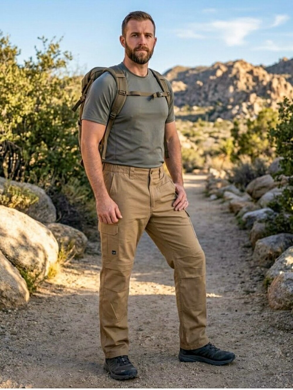LA Police Gear (LAPG) Men's Basic Operator Tactical Cargo Pants Size 38 X 36